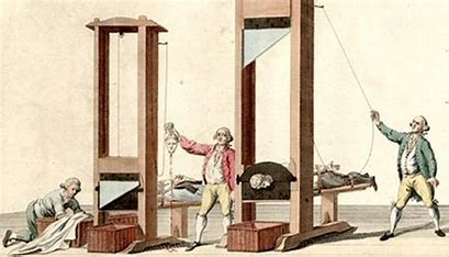 Image result for images the french terror guillotine