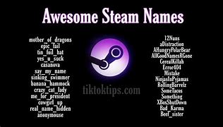Image result for Steam Account Name Ideas