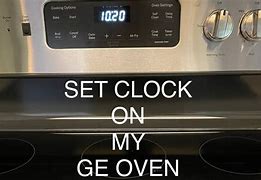 Image result for GE Electric Stove Clock Set