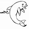 Image result for Dolphin Outline