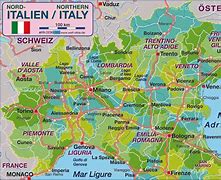 Image result for Map of Northern Italy Regions