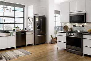 Image result for Mixing Black and Stainless Steel Appliances
