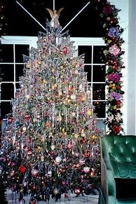 Image result for Vintage Christmas Tree Decorations