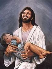 Image result for Jesus Holding Face of Child