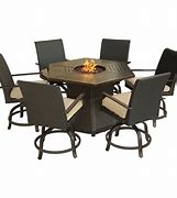 Image result for Patio Sets with Fire Pit Table