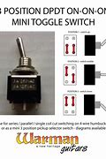 Image result for Dpdt 2 Position On On Toggle Switch