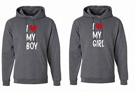 Image result for Matching Couple Hoodies
