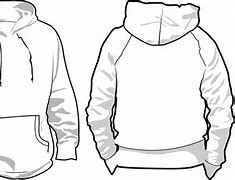 Image result for White Hoodie Front and Back Zip Up