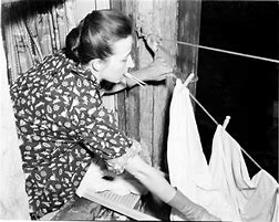 Image result for Vintage Women Hang Clothes