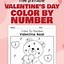Image result for Valentine Color by Number Worksheets