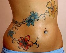 Image result for Symmetrical Stomach Tattoos