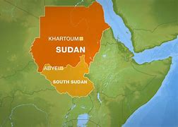 Image result for Sudan South Sudan Map