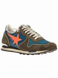 Image result for Golden Goose Green Mesh Trainers