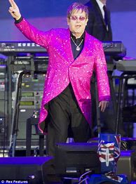 Image result for Elton John Wearing Pink