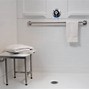 Image result for 4 Piece Shower Stalls with Seat