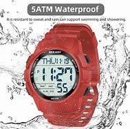 Image result for Beeasy Digital Watch Waterproof With Stopwatch Alarm Countdown Dual Time, Ultra-Thin Super Wide-Angle Display Digital Wrist Watches For Men Women
