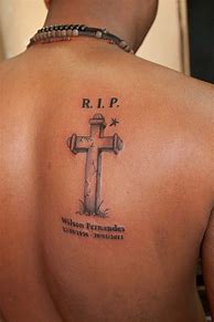 Image result for Rip Cross Tattoos for Men