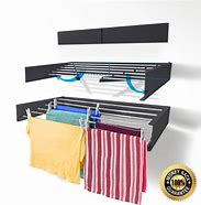 Image result for Wall Mounted Laundry Rack