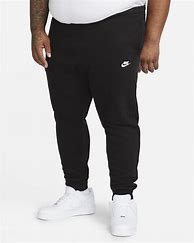 Image result for Nike Sportswear Club Fleece Jogger Pants In Black, Size: 3XL | BV2671-010