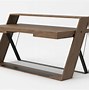 Image result for Contemporary Wood and Metal Desk