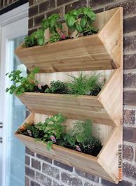 Image result for DIY Wood Wall Planter