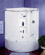 Image result for Corner Jacuzzi Tub Shower Combo