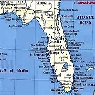 Image result for Florida Gulf Coast Beach Map