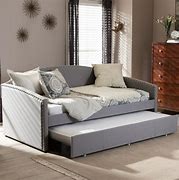 Image result for Daybed with Trundle Bed Sofa Couch