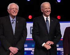 Image result for Picture of Biden and Sanders