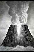 Image result for Sketch Volcano Hawaii