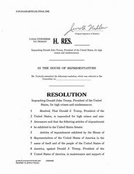 Image result for Impeachment Articles
