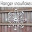 Image result for Clothes Hanger Snow Flakes Crafty Morning