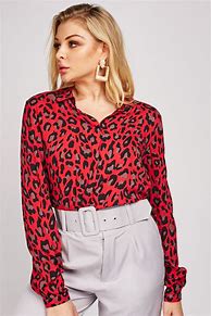 Image result for Leopard Print Shirt