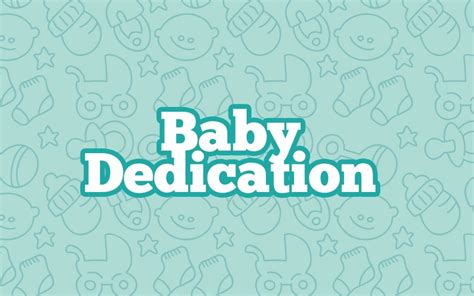 Baby Dedication Still • MinistryArk