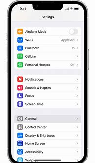 Image result for iPhone Settings General