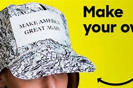 Image result for Trump Supporter with a Tin Foil Hat On