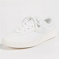 Image result for White Leather Tretorn Sneakers