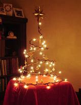 Image result for Wire Christmas Tree with Lights