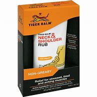 Image result for Tiger Balm Neck & Shoulder Rub Vanishing Scent 1.76 Oz