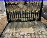 Image result for Gold Plated Silverware Flatware Wm Rogers Son