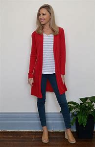 Image result for Red Cardigan