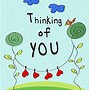 Image result for Thinking of You Clip Art