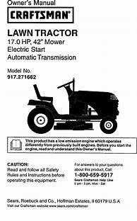 Image result for Craftsman Lawn Mower Manual 917376402