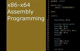 Image result for X86 Assembly