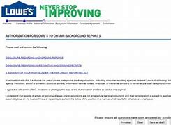 Image result for Lowe's Employee Application