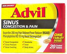 Image result for Advil Sinus Congestion and Pain