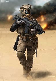 Image result for Sci-Fi Soldier Modern Warfare