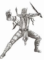 Image result for Scorpion Mortal Kombat Coloring Pages