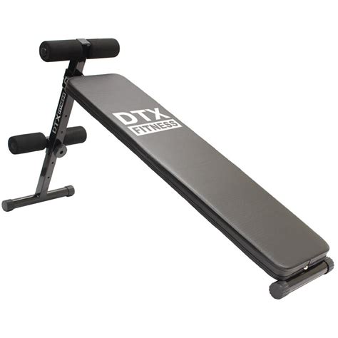 DTX Fitness Sit Up Ab Bench Stomach/Ab/Abs Workout Folding Situp Board  