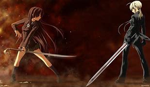 Image result for Anime Female Battle Stance